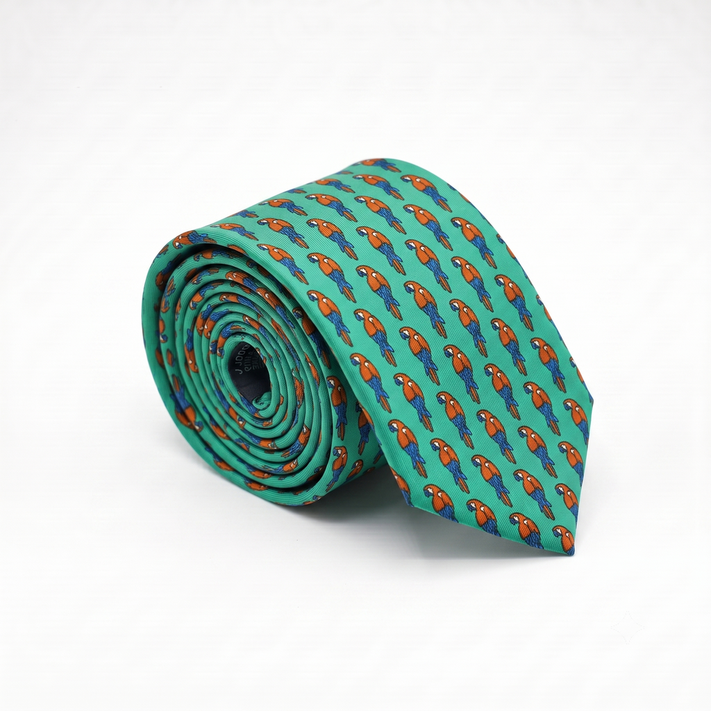 Scarlet Macaw Tie