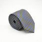 Navy & Ivory Geometric Tie