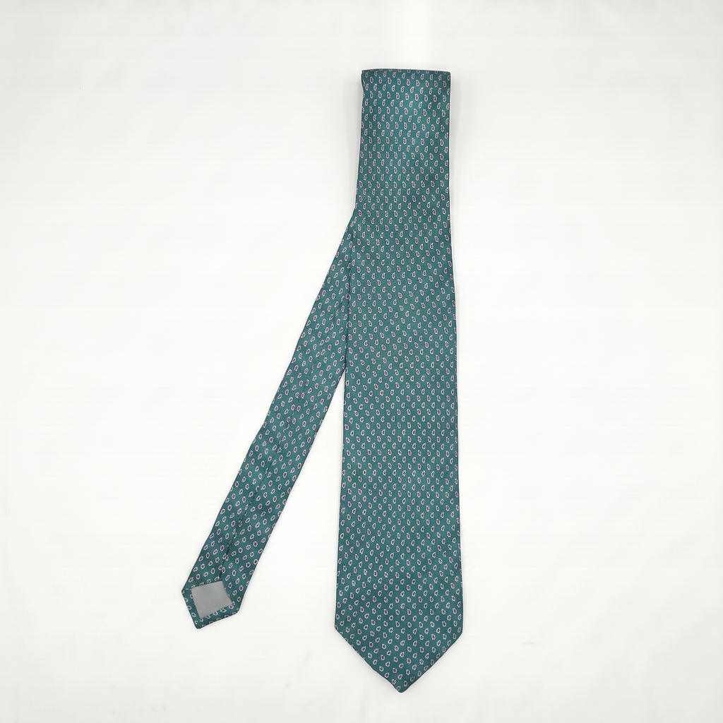 Teal Paisley Pattern Tie
