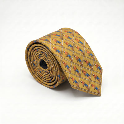 Golden Scarlet Macaw Tie