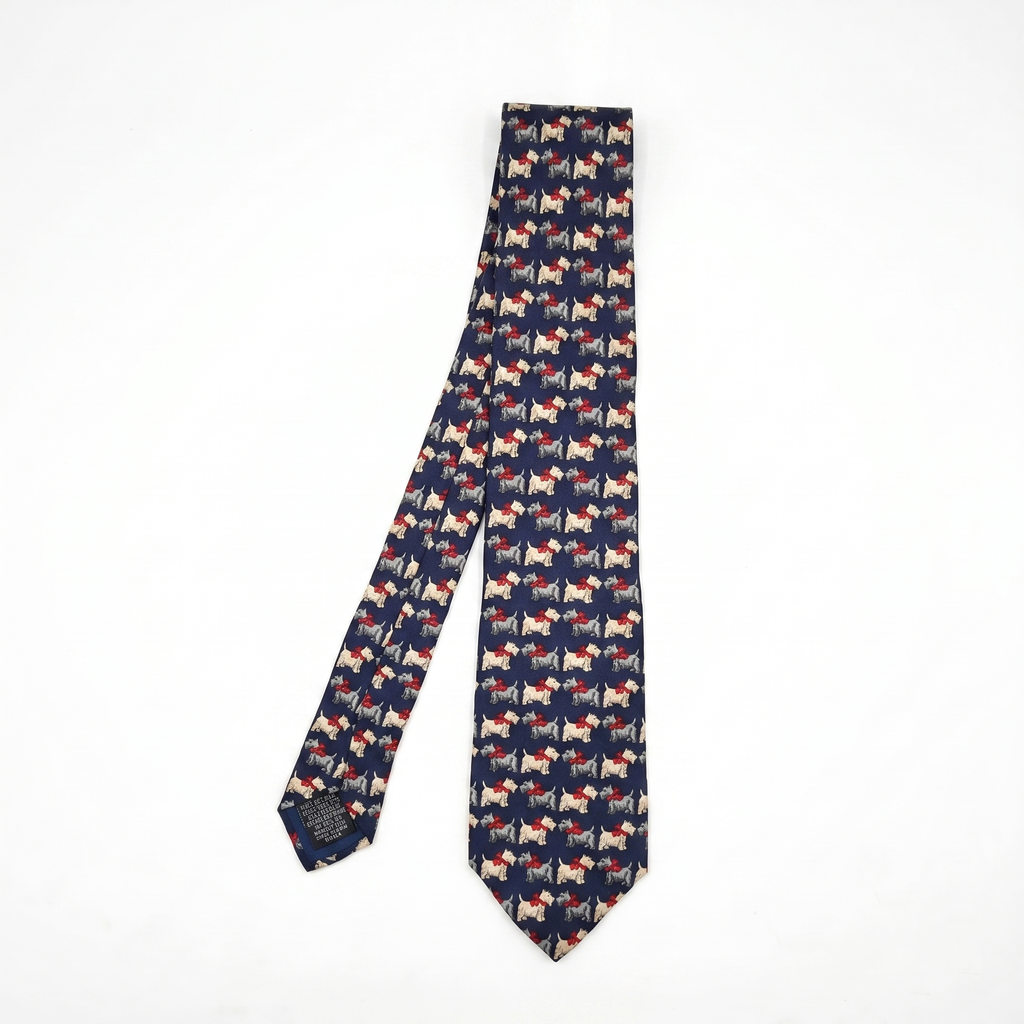 Shih Tzu Print Tie