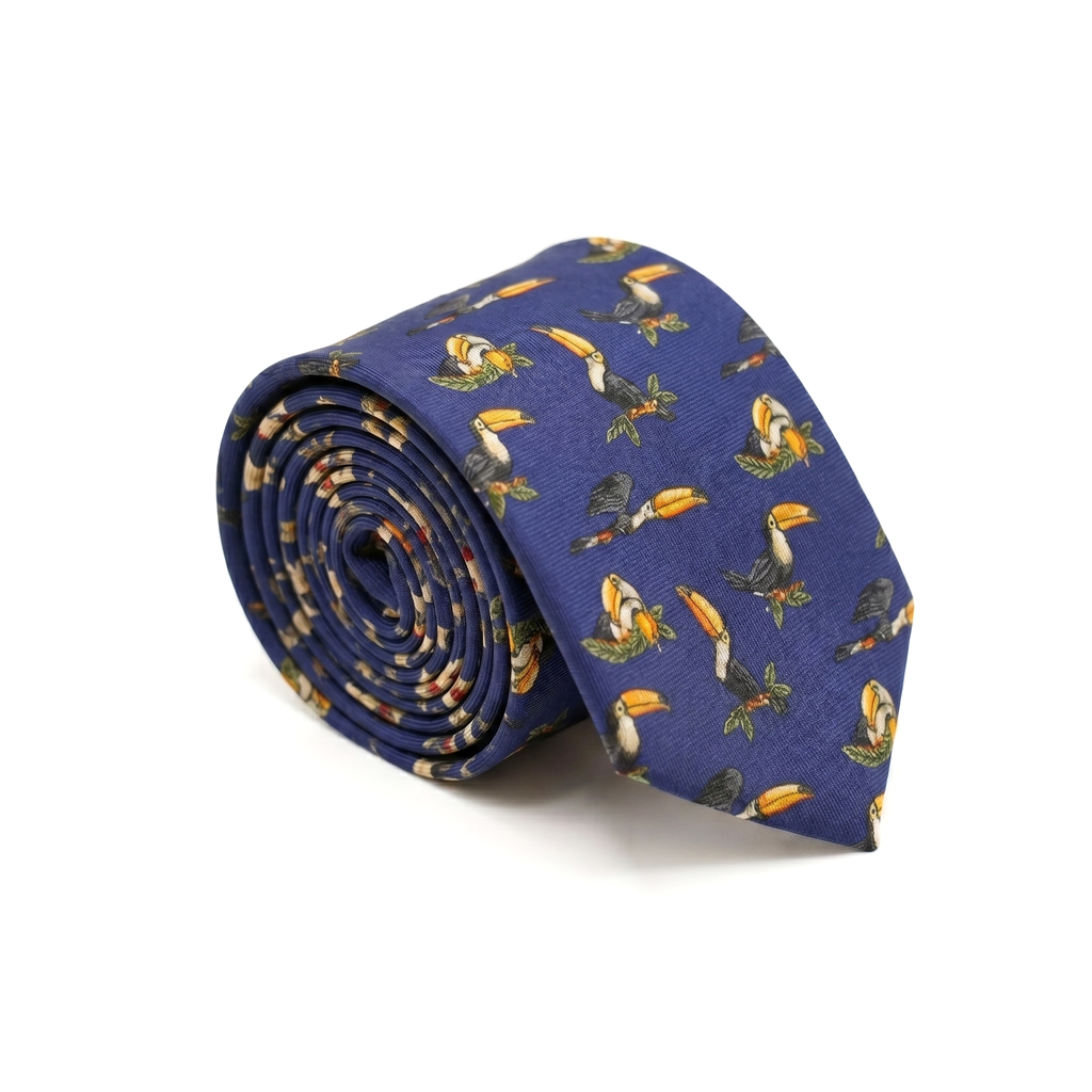 Blue Avian Novelty Tie