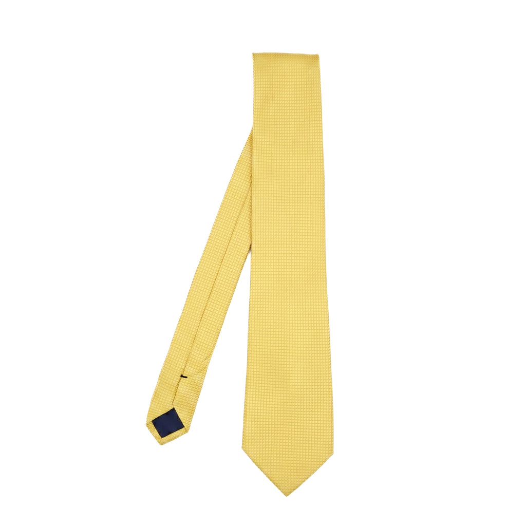 Yellow Textured Tie