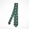 Green Floral Tie