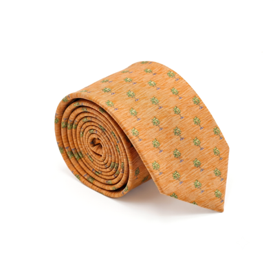 Orange Palm Tree Tie