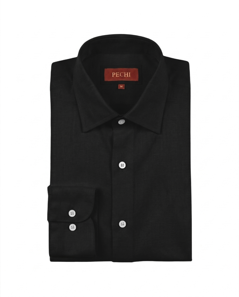 Black Linen Shirt