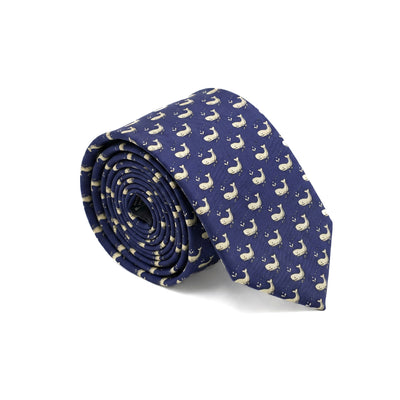 Whale Print Tie