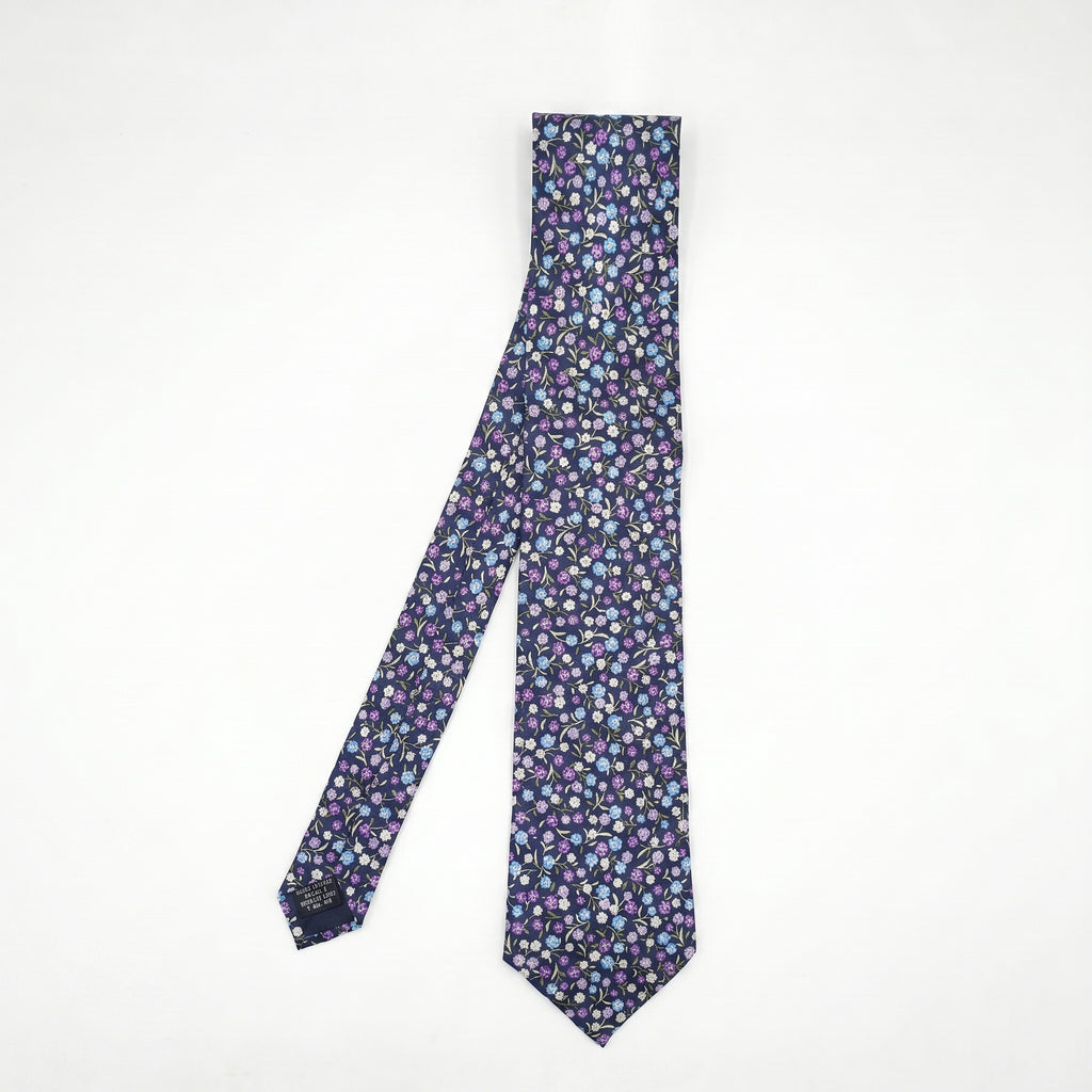Purple Floral Tie
