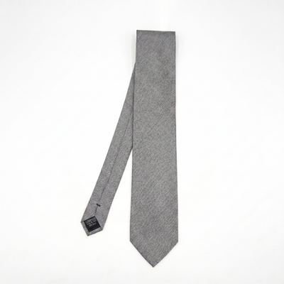 Silver Textured Tie