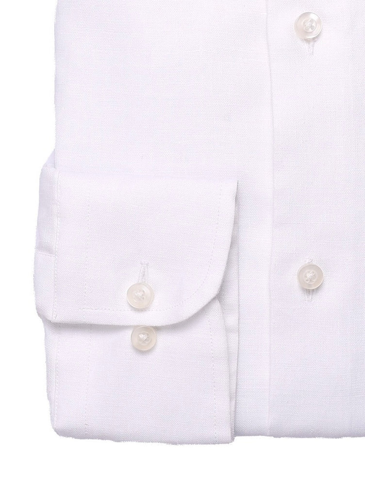 White Button-down Linen Shirt