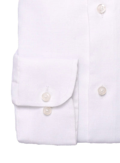 White Button-down Linen Shirt