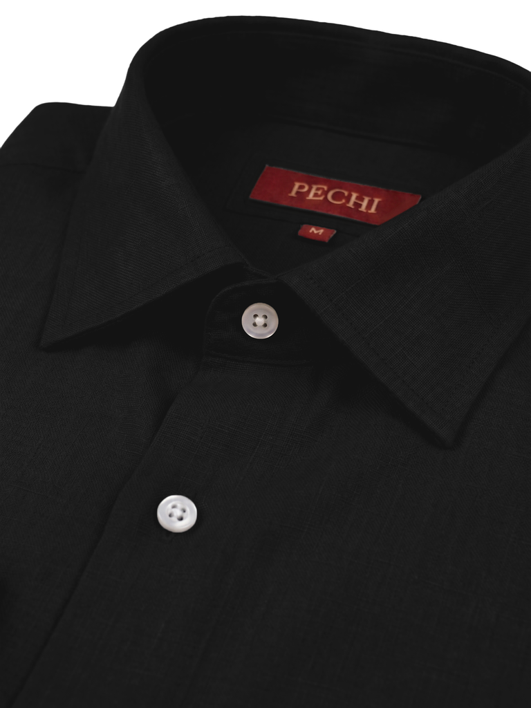 Black Linen Shirt