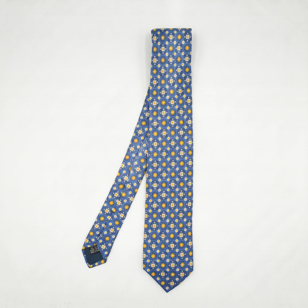 Sky Blue Geometric Tie