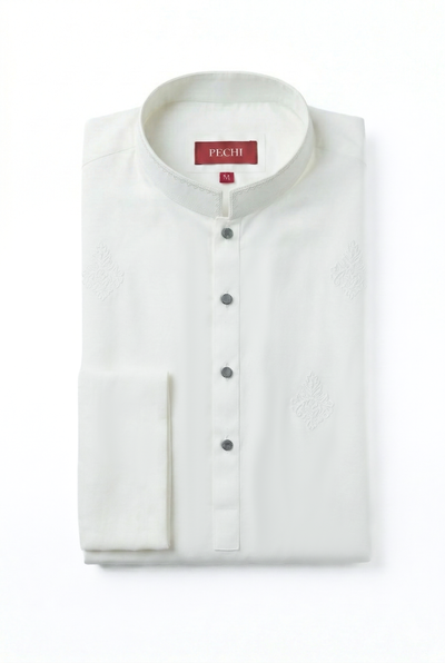 White Embroidered Shalwar Kameez
