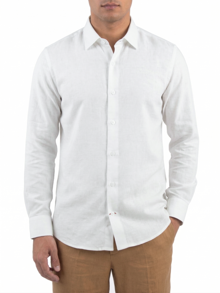 White Linen Shirt