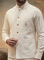 Offwhite Embroidered Waistcoat