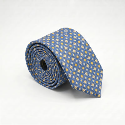 Sky Blue Geometric Tie