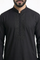 MTO Black Embroidered Kurta Pajama