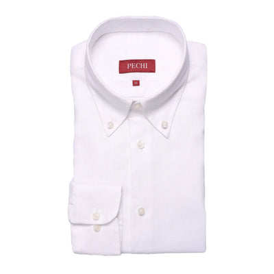 White Button-down Linen Shirt