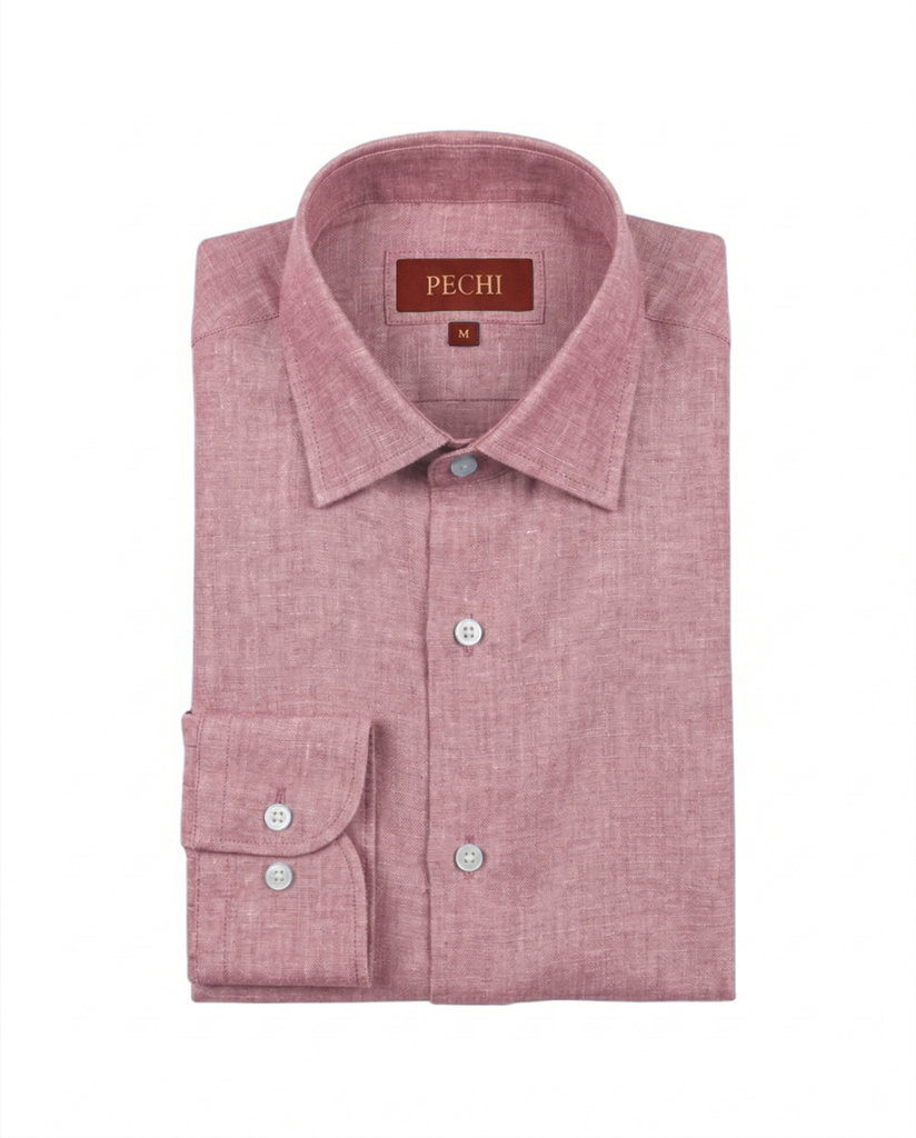 Dusty Pink Linen Shirt
