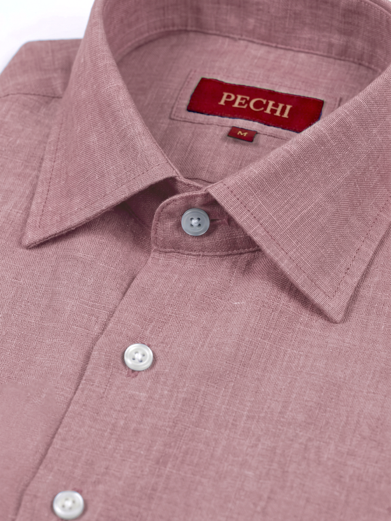 Dusty Pink Linen Shirt