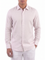 Powder Pink Striped Linen Shirt