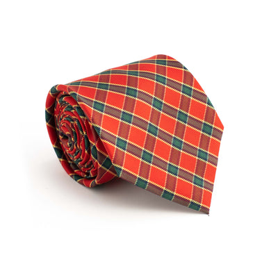 Red & Green Tartan Tie