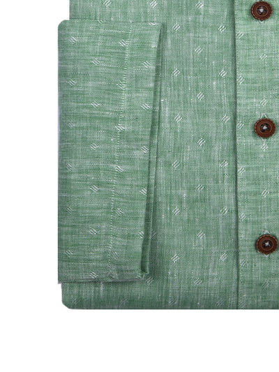 Green Linen Kurta