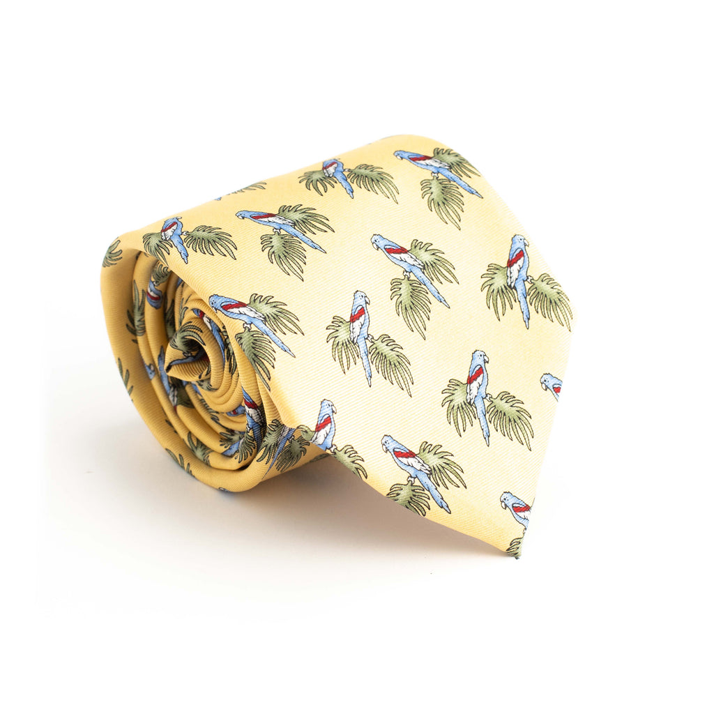 Blue Macaw Tie