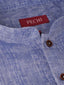Indigo Jacquard Linen Kurta