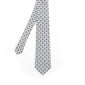 Grey & Blue Medallion Tie