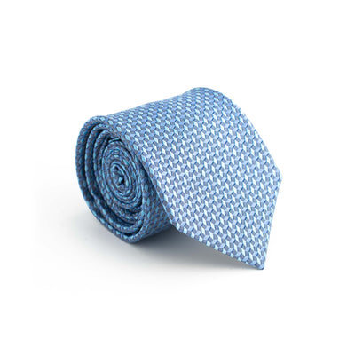 Blue Patterned Tie