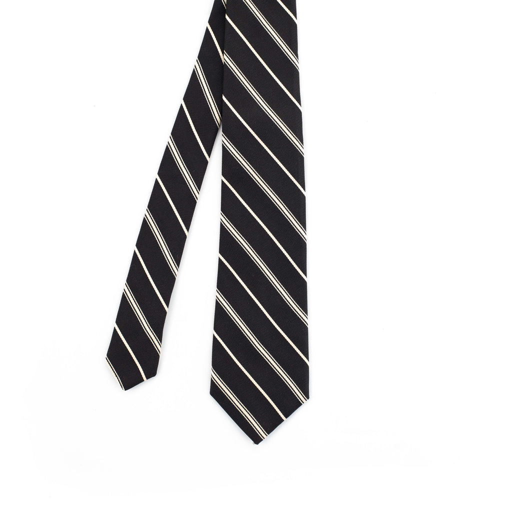 Black Regimental Tie