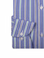 Electric Blue & Green Bold Multi Stripe Shirt