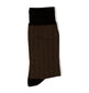 Brown Herringbone socks