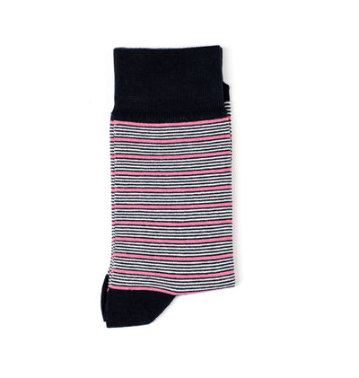 Pink Multi Stripe Socks