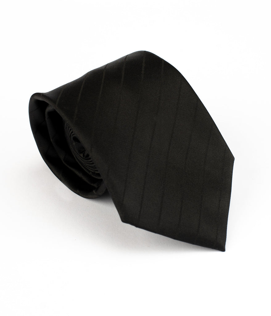 Basic Black Regimental Tie