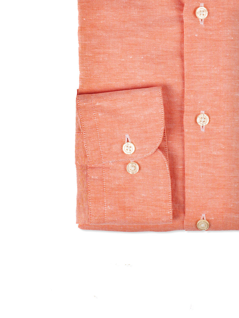 Burnt Orange Linen Shirt