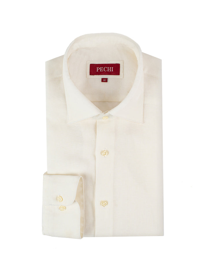 Cream Linen Shirt