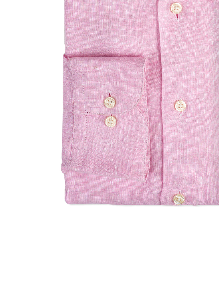 Dusty Pink Linen Shirt