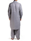 Charcoal Grey Slub Shalwar Kameez