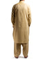 Burnt Yellow Slub Shalwar Kameez