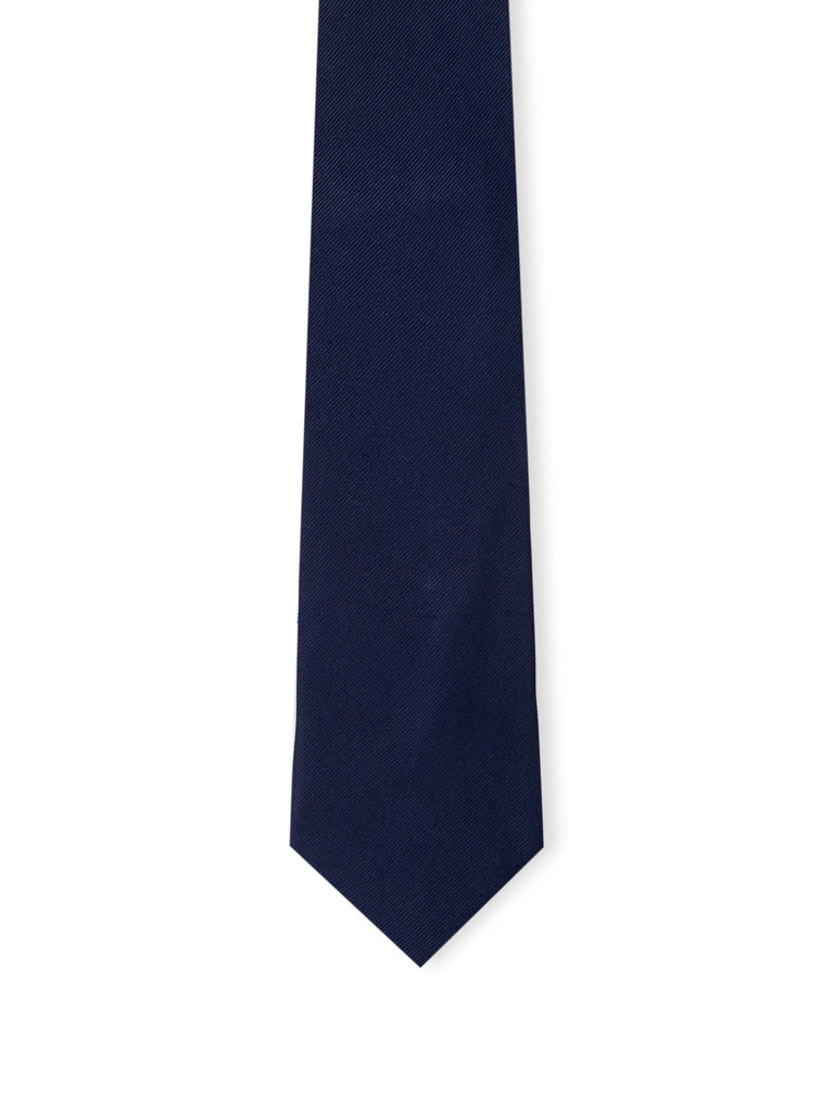 Navy Blue Twill Tie
