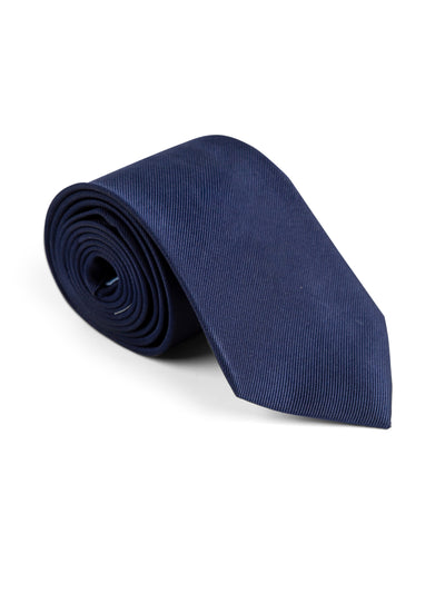 Navy Blue Twill Tie