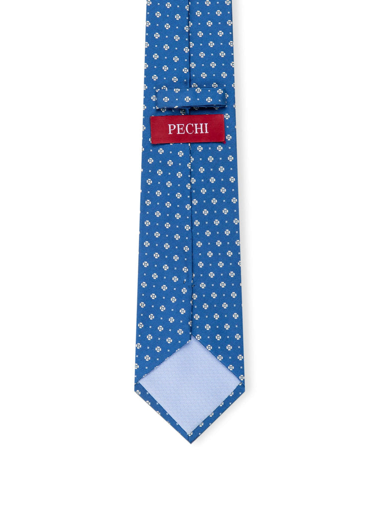 Royal Blue Jacquard Woven Tie