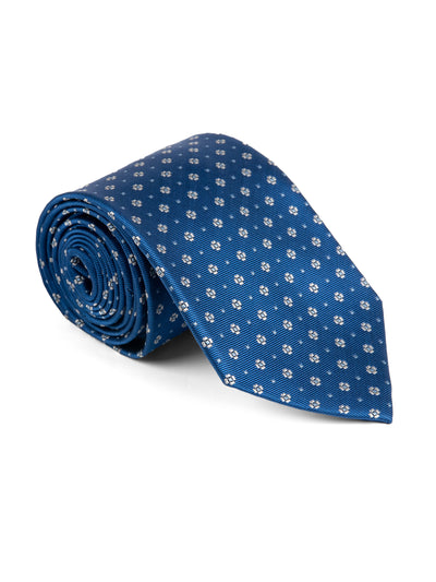 Royal Blue Jacquard Woven Tie
