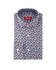 Blue & Pink Floral Print Shirt