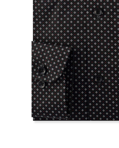 Black Micro Design Shirt