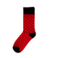 Red & Black Polka Dots Socks
