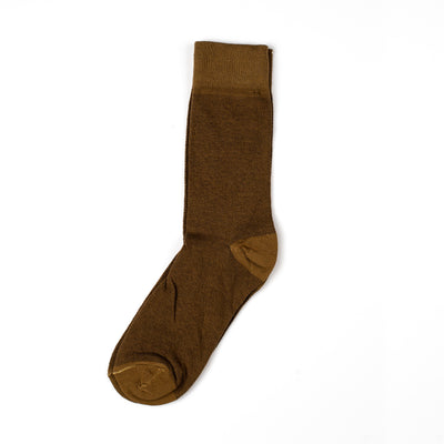 Brown Textured Socks